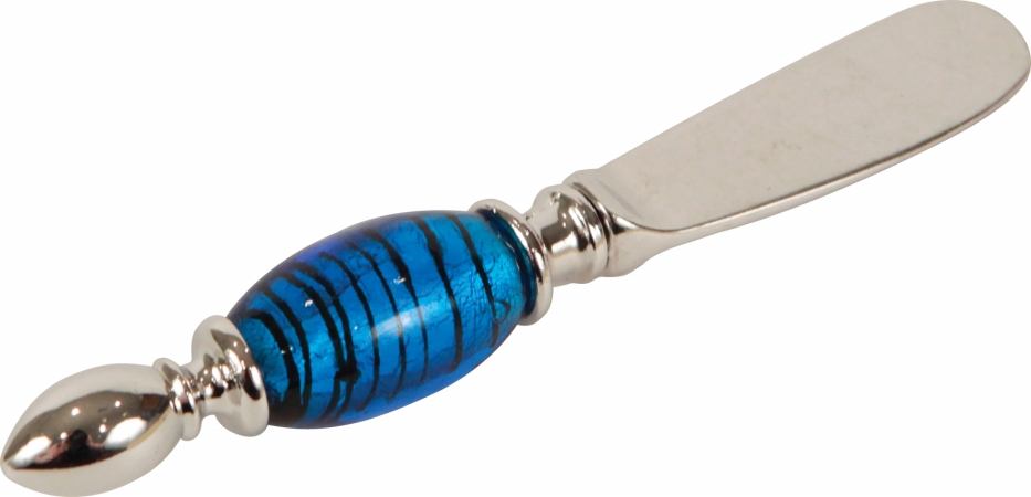 Hand-blown Dichroic Glass Knife/spreader - 240-dgk