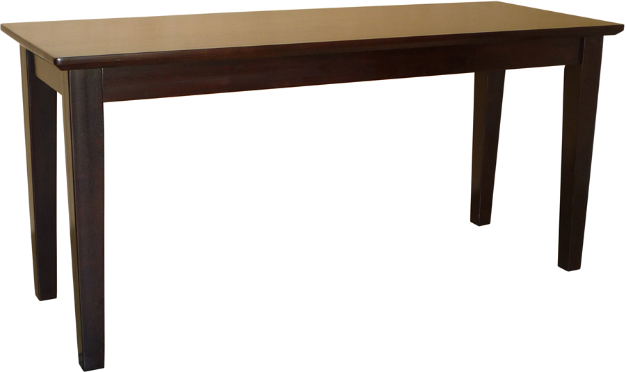 Whitewood Be15-39 Dining Essentials Shaker Styled Bench - Rta - Java