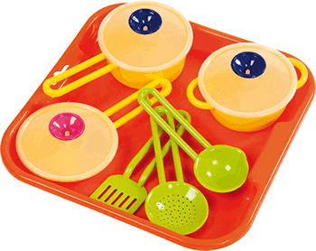 Wader 23410 Tray with cooking accessories