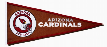 Winning Streak Sports 61700 Arizona Cardinals Pigskin Pennant