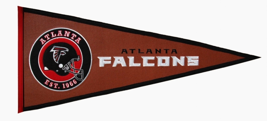 Winning Streak Sports 61701 Atlanta Falcons Pigskin Pennant