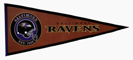 Winning Streak Sports 61702 Baltimore Ravens Pigskin Pennant