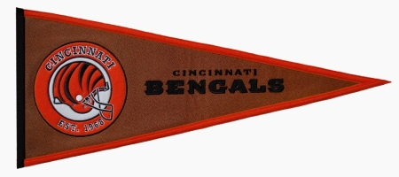 Winning Streak Sports 61706 Cincinnati Bengals Pigskin Pennant