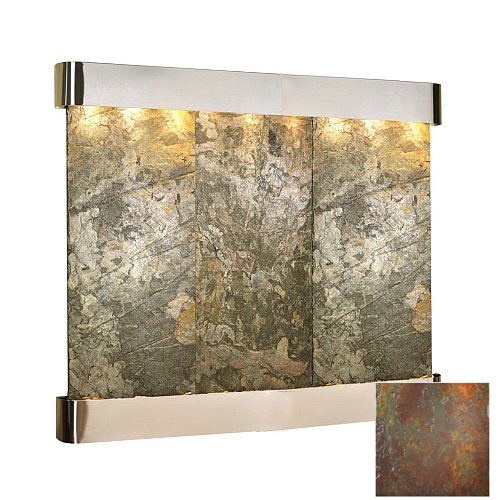 Adagio MR3R1004 Majestic River3 Stone  Rajah Natural Slate Wall Fountain