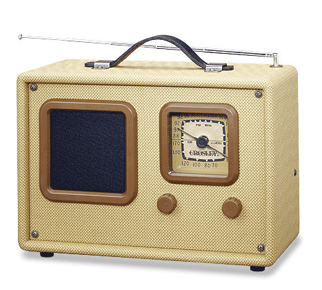 Crosley CR21TW Traveler Radio  Tweed