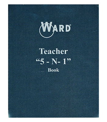 Ward-the Mpany War51 Teacher 5 In 1 Grade Book Lesson Planner Behavior Forms & Calendar