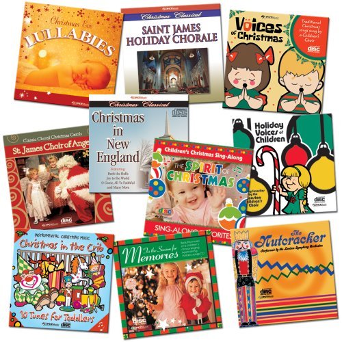 PC Treasures B19676MC Christmas Music CDs 10 pack