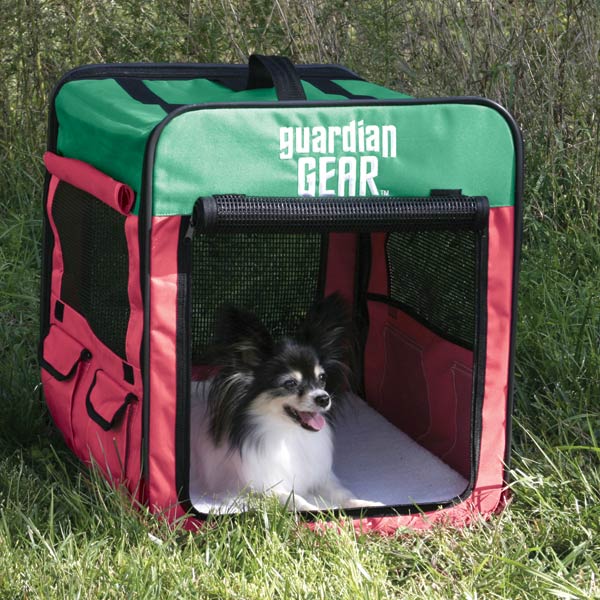 Za420 24 Guardian Gear Collapsible Crate Sm Pink-green S