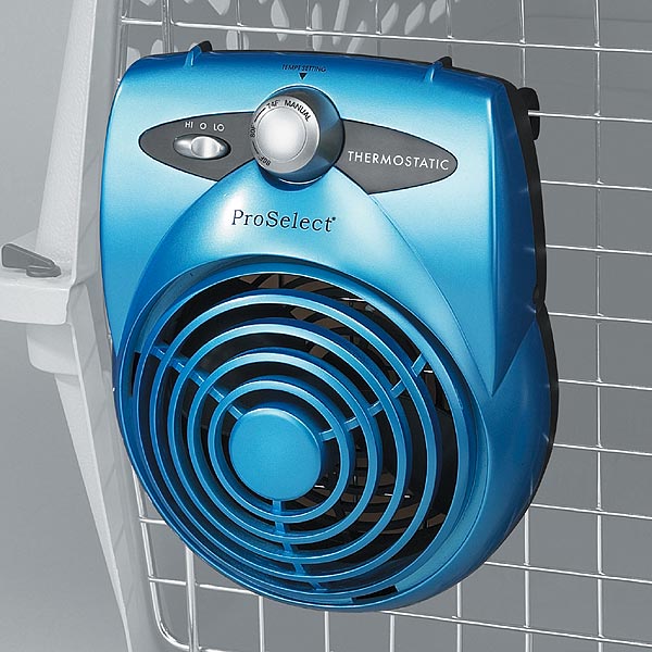 Pet Pals ZW11034 ProSelect Deluxe Thermostatic Crate Fan
