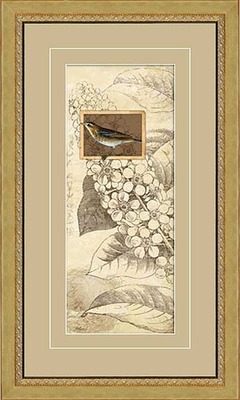 Spring Bird I 14 1/4&quot; W X 26.25&quot; H Katie Pertiet Burnished - Gold