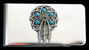 Siskiyou Gifts MC19 Sculpted Money clip Dream Catcher