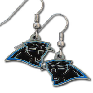 Siskiyou Gifts FDE170 NFL Dangle Earrings Carolina Panthers