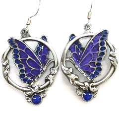 Siskiyou Gifts ER085 Dangle Earrings- Butterfly