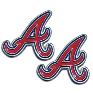 Siskiyou Gifts BSE025 Braves MLB Stud Earrings
