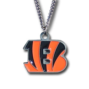 Siskiyou Gifts FN010 NFL Logo Necklace Cincinnati Bengals