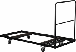 Ng-dy3072-gg Black Steel Folding Table Dolly For 30x72 Rectangular Folding Tables