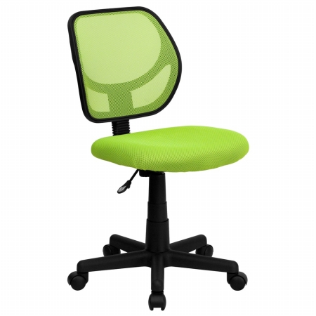 Wa-3074-gn-gg Mid-back Green Mesh Task Chair And Computer Chair