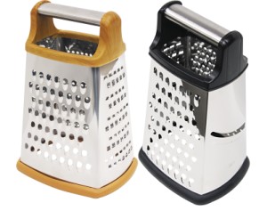 Corp Cg10361 Cheese Grater 4 Sided Asst. -stainless Steel