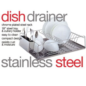 Corp Dr10069 Dish Rack Chrome S/s Tray -stainless Steel