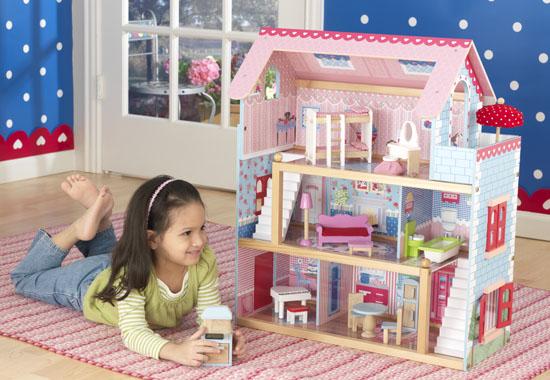 Kid Kraft 65054 Chelsea Dollhouse With Furniture