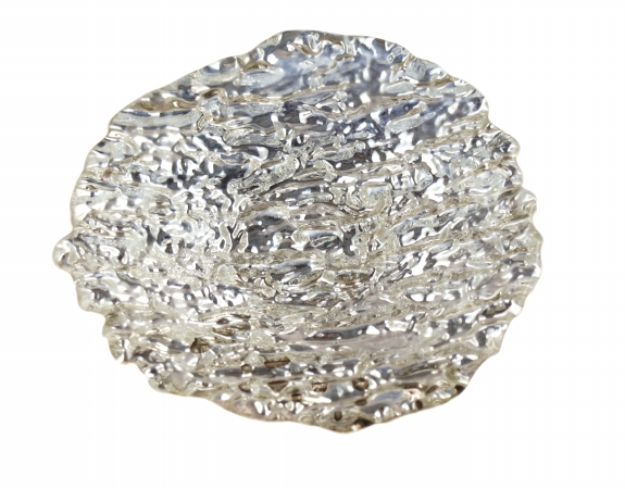 Arda Glassware 61340120 Romos Handmade 5.5 In. Side Plate Set of 4 Silver Plated by Arda Glassware