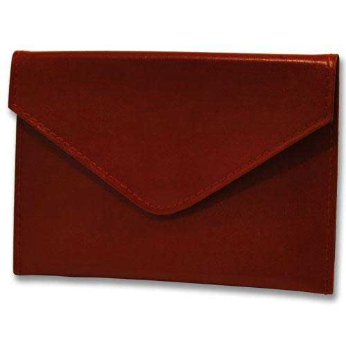 Lawrence Frames 685146E Lawrence Frames 4x6 Red Leather Photo Envelope