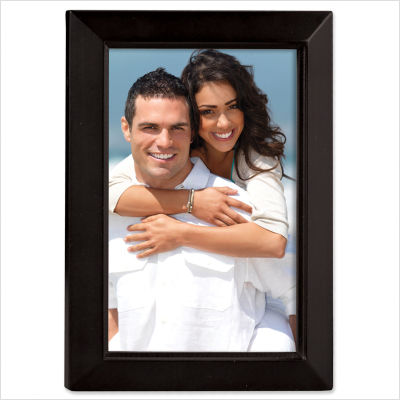 725046 Black Wood 4x6 Picture Frame - Estero Collection