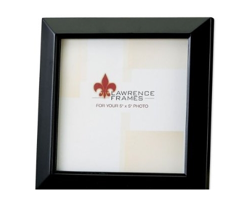725055 Black Wood 5x5 Picture Frame - Estero Collection