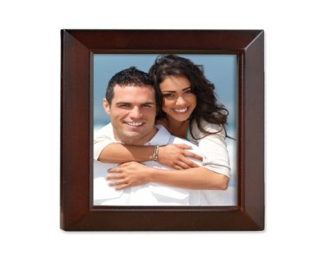 725155 Walnut Wood 5x5 Picture Frame - Estero Collection