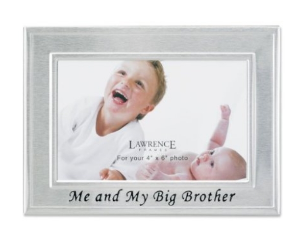 Big Brother Silver Plated 6x4 Picture Frame - Me And My Big Brother Design