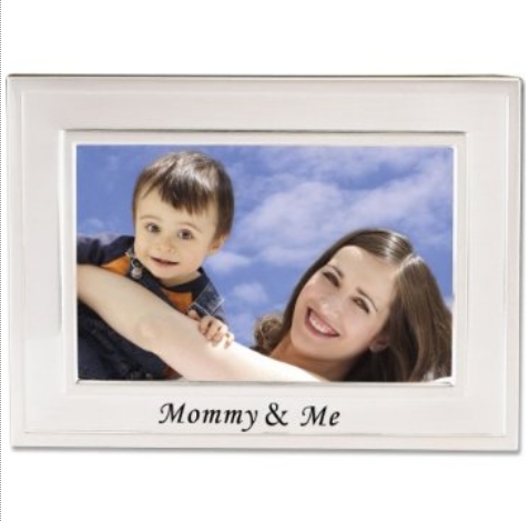 Lawrence Frames 506464 Lawrence Frames Brushed Metal 4x6 Mommy And Me Picture Frame Sentiments Collection image