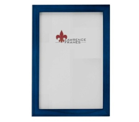 755757 5x7 Blue Wood Picture Frame - Gallery Collection