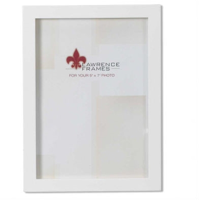 755857 5x7 White Wood Picture Frame - Gallery Collection