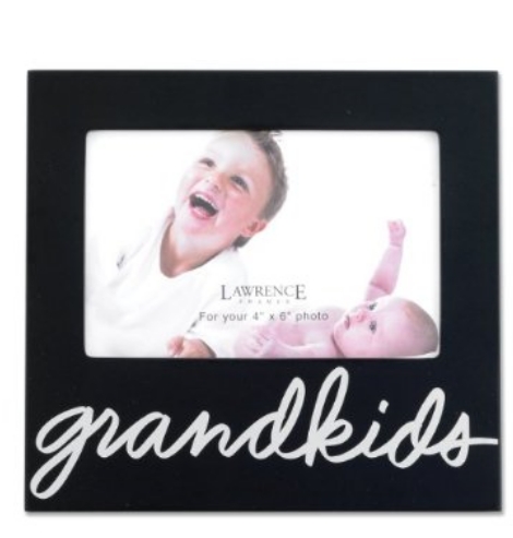 Lawrence Frames 415064 Lawrence Frames Black 4x6 Grandkids Picture Frame
