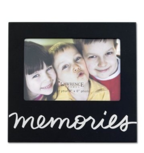 Lawrence Frames 415464 Lawrence Frames Black 4x6 Memories Picture Frame