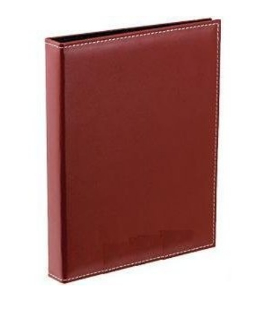 Lawrence Frames 685146A Lawrence Frames 4x6 Red Leather Photo Album