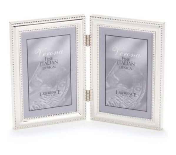 Lawrence Frames 510746D Lawrence Frames 4x6 Hinged Double  Vertical  Metal Pictu