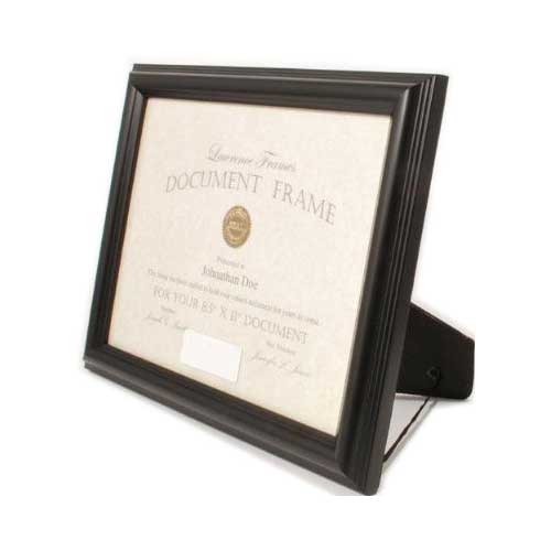 11x14 Black Diploma Frame - Domed Top