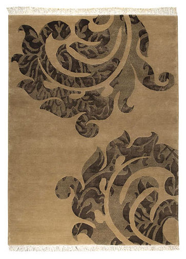 Decor Rug Hand Knotted 2002 Beige-brown 5.5 Ft. X 7.84 Ft