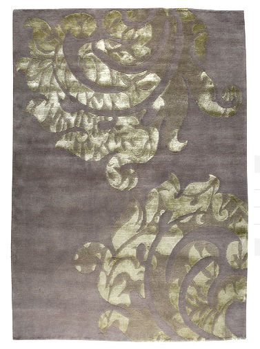 Decor Rug Hand Knotted 2002 Silver 5.5 Ft. X 7.84 Ft