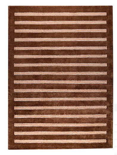 Decor Rug Hand Knotted 2011 Brown 5.5 Ft. X 7.84 Ft