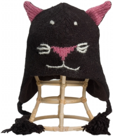 Nirvanna Designs CH Catblack K Black Cat Hat Kids