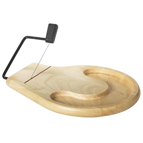 Prodyne 912B Beechwood Round Contour Cheese SlicerTray  Pack of 12