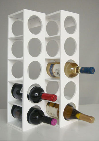 Proman WX16563 Rutherford Wine Racks  White