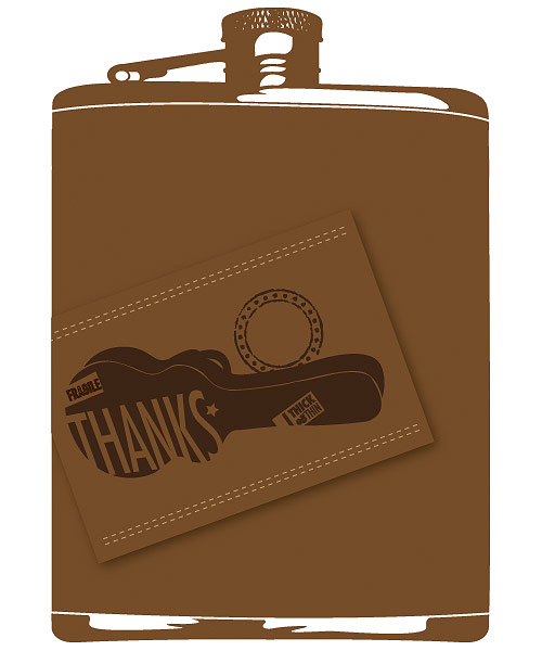 Wedding Star 91486 H2o Hip to Own44; Stainless Flask Music by Weddingstar