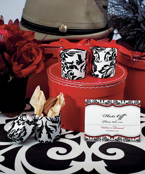 Wedding Star 9140 Love Bird Damask Favor Box