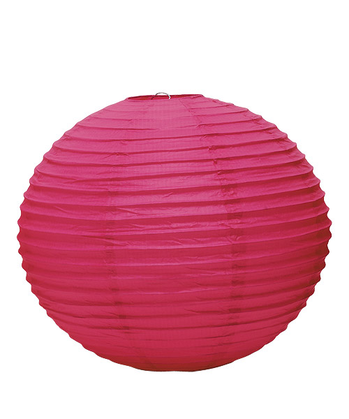 Wedding Star 9110-31 Round Paper Lanterns- Large- Fuchsia