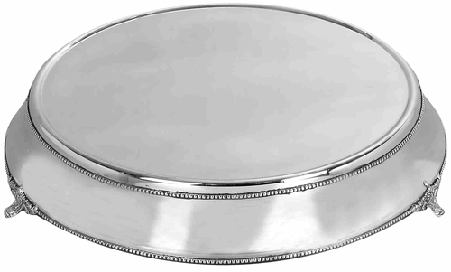 Benzara 15963 19 in. Fabulous Round Wedding Cake stands Plate