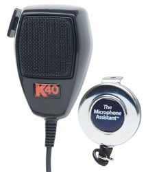 K40 Antennas Accessories K40MICMAVP Mic 4pin Noise Canceling with Mic Assist.
