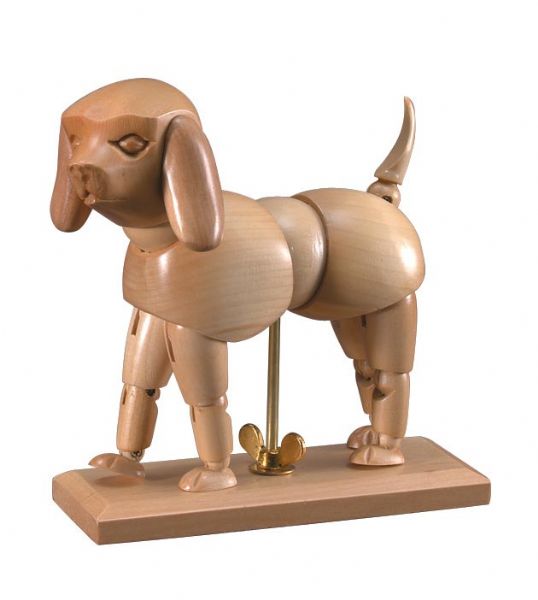Alvinamp;Co CW402 Heritage Wooden Animal Mannequin: Puppy Mannequin 5